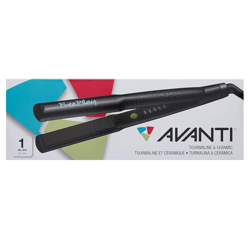 Load image 1 in gallery view. AVANTI FreePlay Tourmaline & Ceramic Flat Iron 25mm / 1"