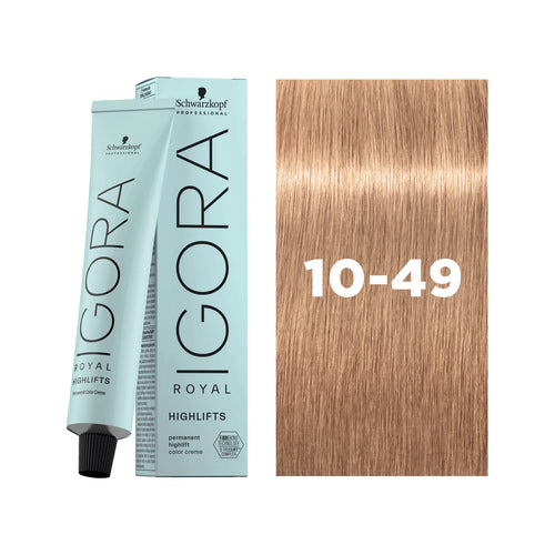 Load image 1 in gallery view. IGORA ROYAL HIGHLIFTS 10-49 Ultra Blonde Beige Violet