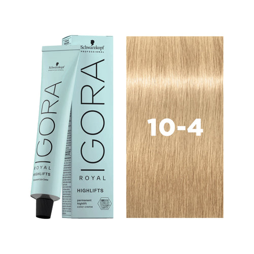 Load image 1 in gallery view. IGORA ROYAL HIGHLIFTS 10-4 Ultra Blonde Beige