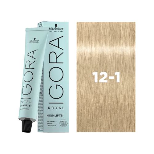 Load image 1 in gallery view. IGORA ROYAL HIGHLIFTS 12-1 Special Blonde Cendré