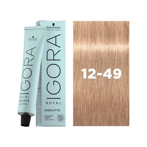 Load image 1 in gallery view. IGORA ROYAL HIGHLIFTS 12-49 Special Blonde Beige Violet