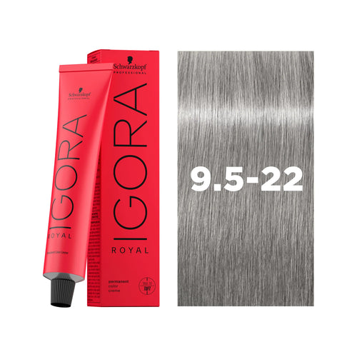 Load image 1 in gallery view. IGORA ROYAL PASTELS Permanent Hair Color 9.5-22 Pastel Blue