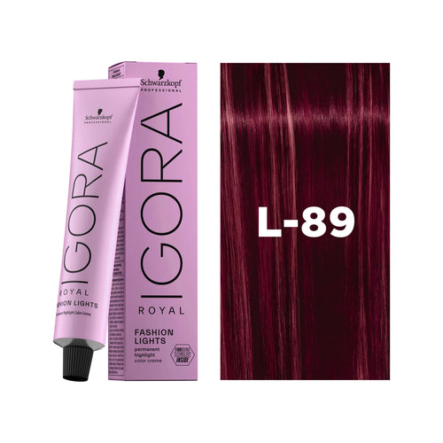 Load image 1 in gallery view. IGORA ROYAL FASHION LIGHTS L-89 Red Violet