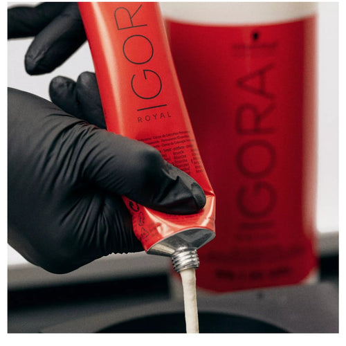 Load image 1 in gallery view. IGORA ROYAL Permanent Hair Color 4-13 Medium Brown Cendré Matte