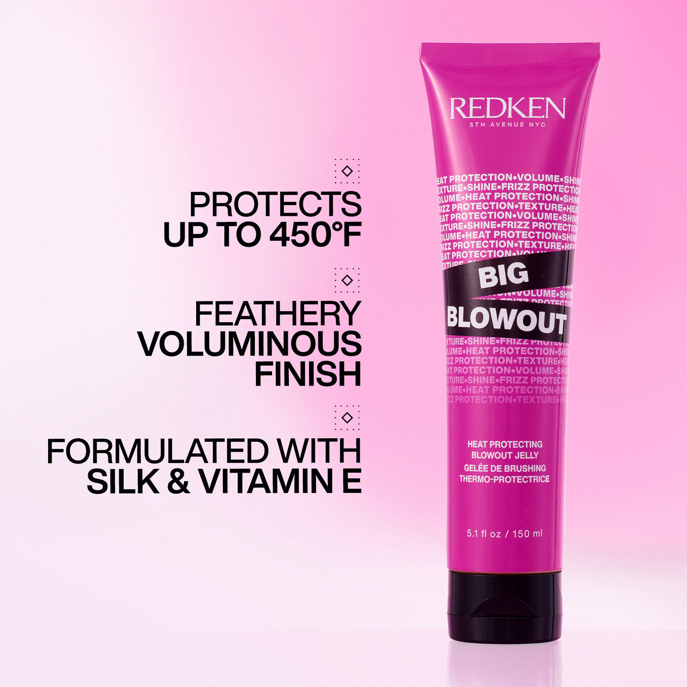 REDKEN Big Blowout Heat Protecting Blowout Jelly