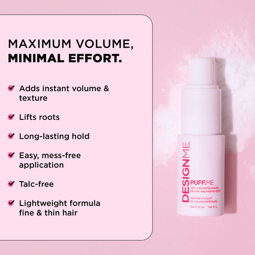 Load image 1 in gallery view. DESIGNME Puff.me Light Volumizing Powder
