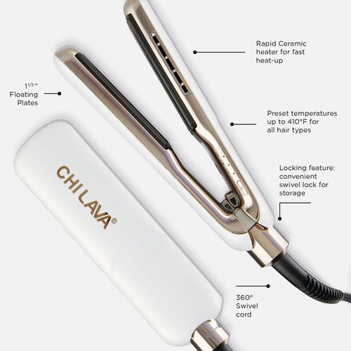 Load image 1 in gallery view. CHI Lava 1½″ Hairstyling Iron Mini Styler