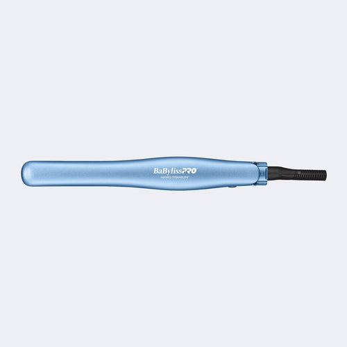 Load image 1 in gallery view. BaBylissPRO Nano Titanium Mini Flat Iron 3/4" / 19 mm