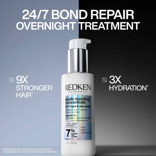 Load image 1 in gallery view. REDKEN Acidic Bonding Concentrate 24/7 Night & Day Serum