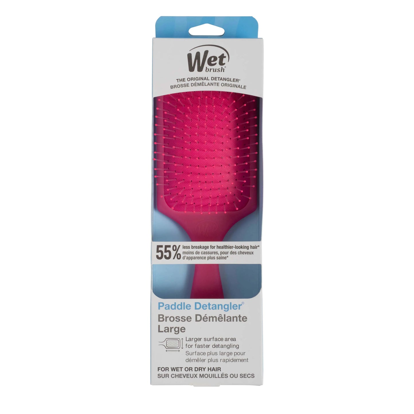 WET BRUSH PRO Paddle Detangler Brush Frost Purple