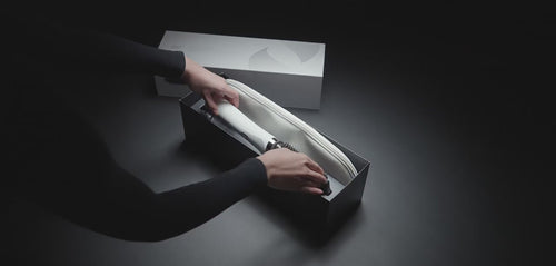Load image 1 in gallery view. GHD Duet Blowdryer 2-In-1 Hair Dryer Brush White