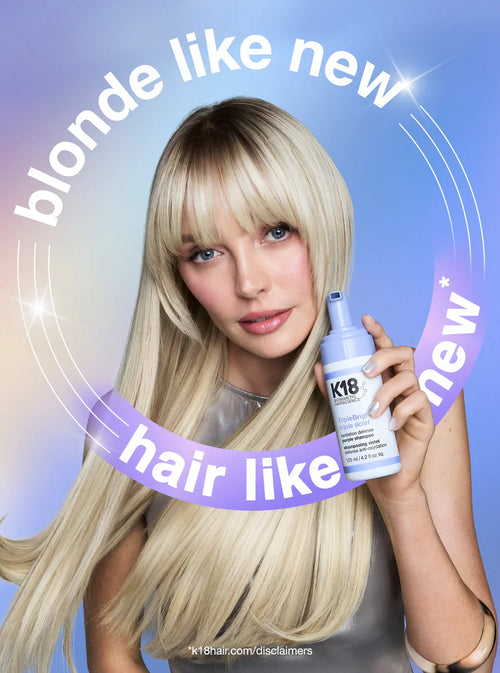 Load image 1 in gallery view. k18 TripleBright Oxidation Defense Purple Shampoo