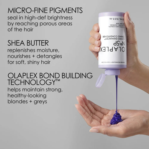 Load image 1 in gallery view. OLAPLEX No.5P Blonde Enhancer Toning Conditioner