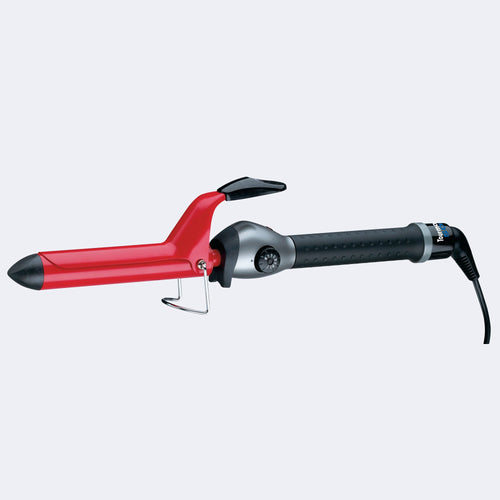 Load image 1 in gallery view. BaBylissPRO Tourmaline & Ceramic Curling Iron 1" Red