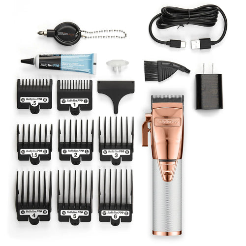 Load image 1 in gallery view. BaBylissPRO RoseFX+ All-Metal Lithium Clipper