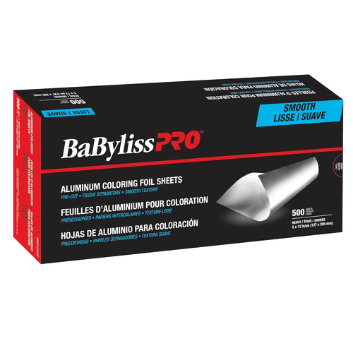 Load image 1 in gallery view. BaBylissPRO Smooth Aluminum Coloring Foil Sheets 500/Box Heavy