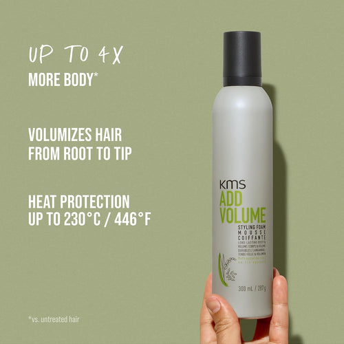 Load image 1 in gallery view. KMS Add Volume Styling Foam Mousse