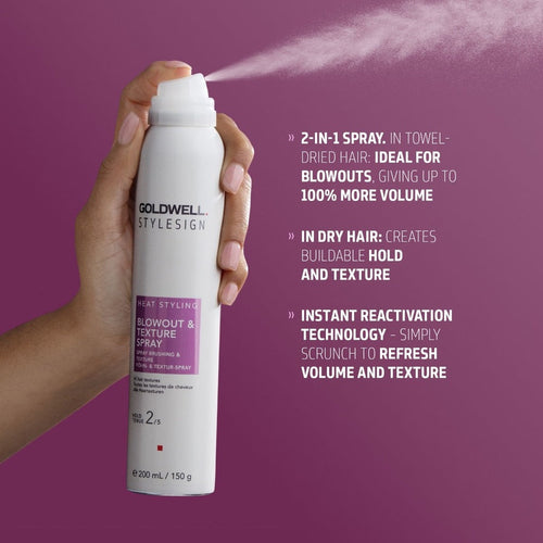 Load image 1 in gallery view. GOLDWELL Stylesign Blowout & Texture Spray