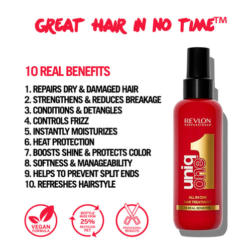 Load image 1 in gallery view. REVLON UniqOne All In One Hair Treatment