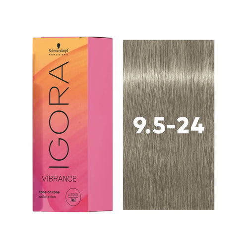 Load image 1 in gallery view. IGORA VIBRANCE Demi-Permanent 9,5-24 Ash Beige Toner