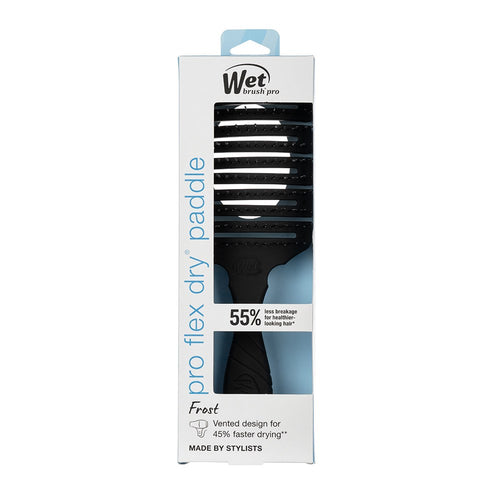 Load image 1 in gallery view. WET BRUSH PRO Flex Dry Paddle Vented Brush Frost Black