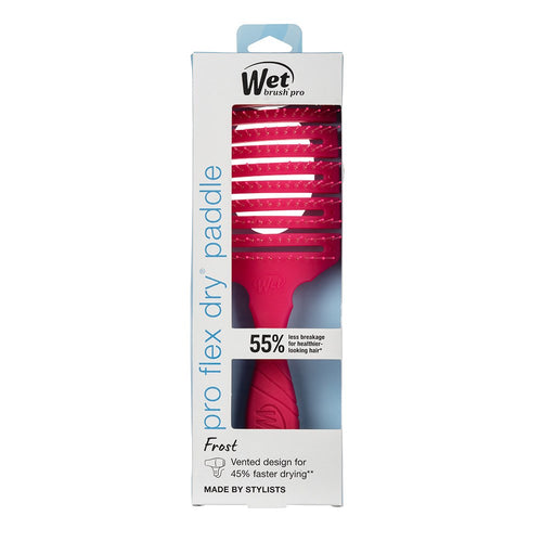 Load image 1 in gallery view. WET BRUSH PRO Flex Dry Paddle Vented Brush Frost Pink