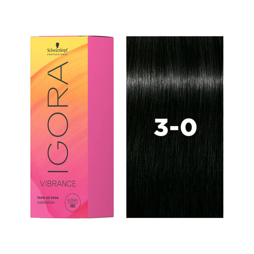 Load image 1 in gallery view. IGORA VIBRANCE Demi-Permanent Hair Color 3-0 Dark Brown Natural