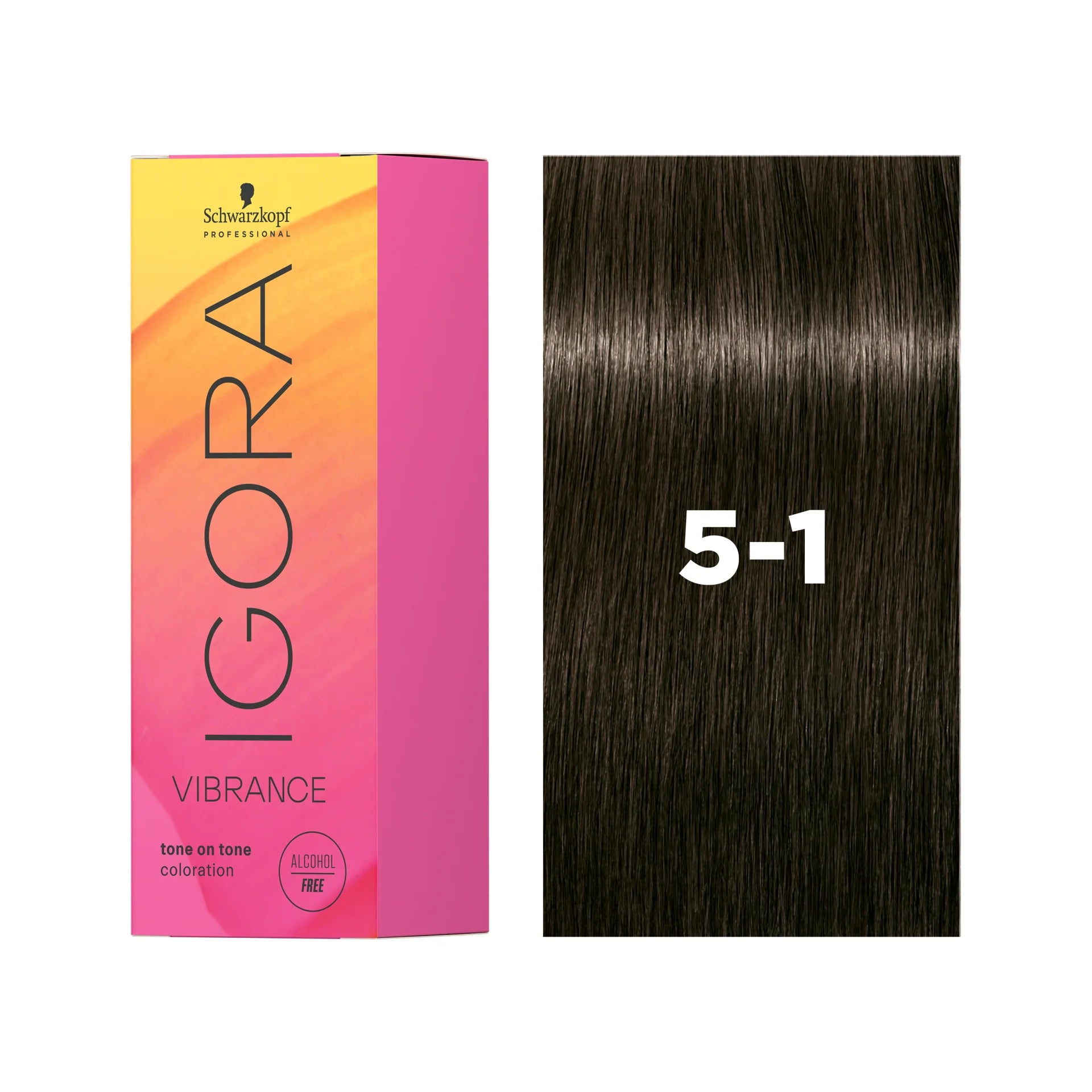 IGORA VIBRANCE Demi-Permanent Hair Color 5-1 Light Brown Cendré