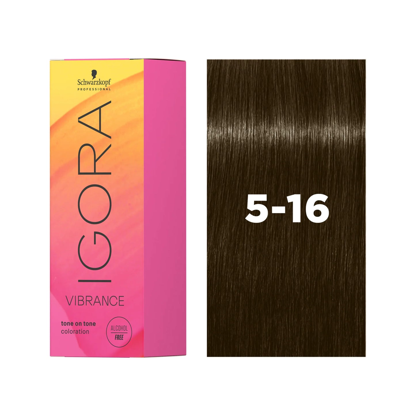 IGORA VIBRANCE Demi-Permanent Hair Color 5-16 Light Brown Cendré Chocolate