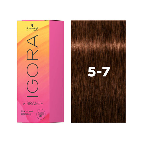 Load image 1 in gallery view. IGORA VIBRANCE Demi-Permanent Hair Color 5-7 Light Brown Copper