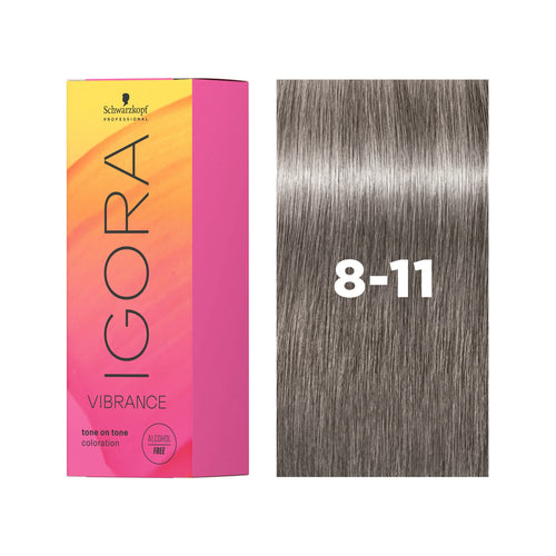 Load image 1 in gallery view. IGORA VIBRANCE Demi-Permanent Hair Color 8-11 Light Brown Cendré Extra