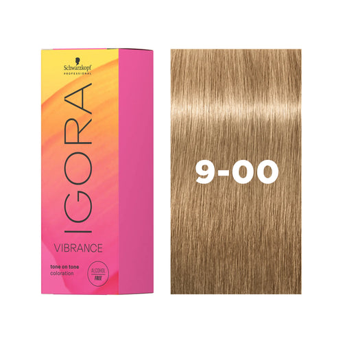 Load image 1 in gallery view. IGORA VIBRANCE Demi-Permanent Hair Color 9-00 Extra Light Blonde Natural