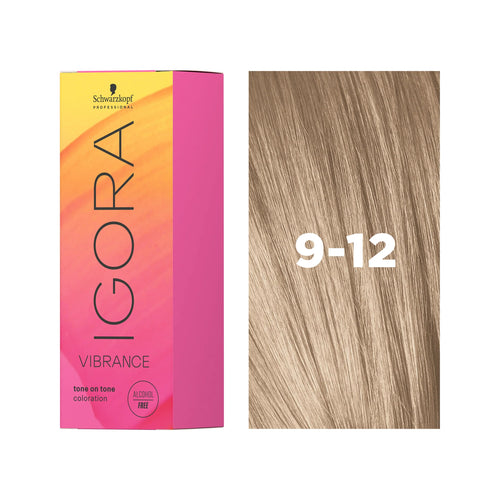 Load image 1 in gallery view. IGORA VIBRANCE Demi-Permanent Hair Color 9-12 Extra Light Blonde Cendré Ash