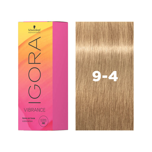 Load image 1 in gallery view. IGORA VIBRANCE Demi-Permanent Hair Color 9-4 Extra Light Blonde Beige