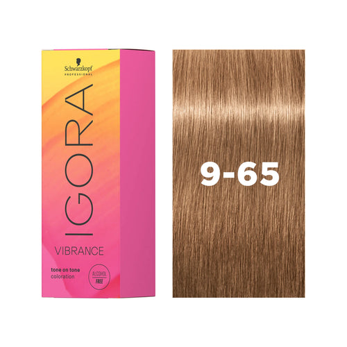 Load image 1 in gallery view. IGORA VIBRANCE Demi-Permanent Hair Color 9-65 Extra Light Blonde Chocolate Gold