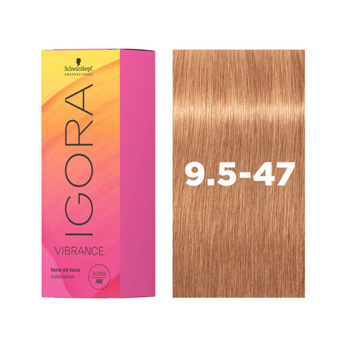 Load image 1 in gallery view. IGORA VIBRANCE Demi-Permanent 9,5-47 Beige Copper Toner