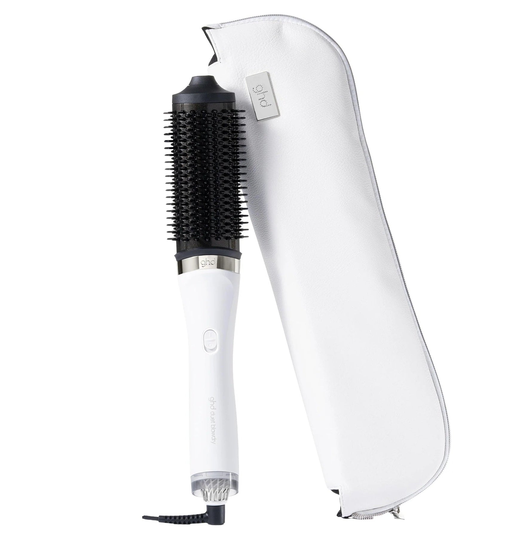 GHD Duet Blowdryer 2-In-1 Hair Dryer Brush White