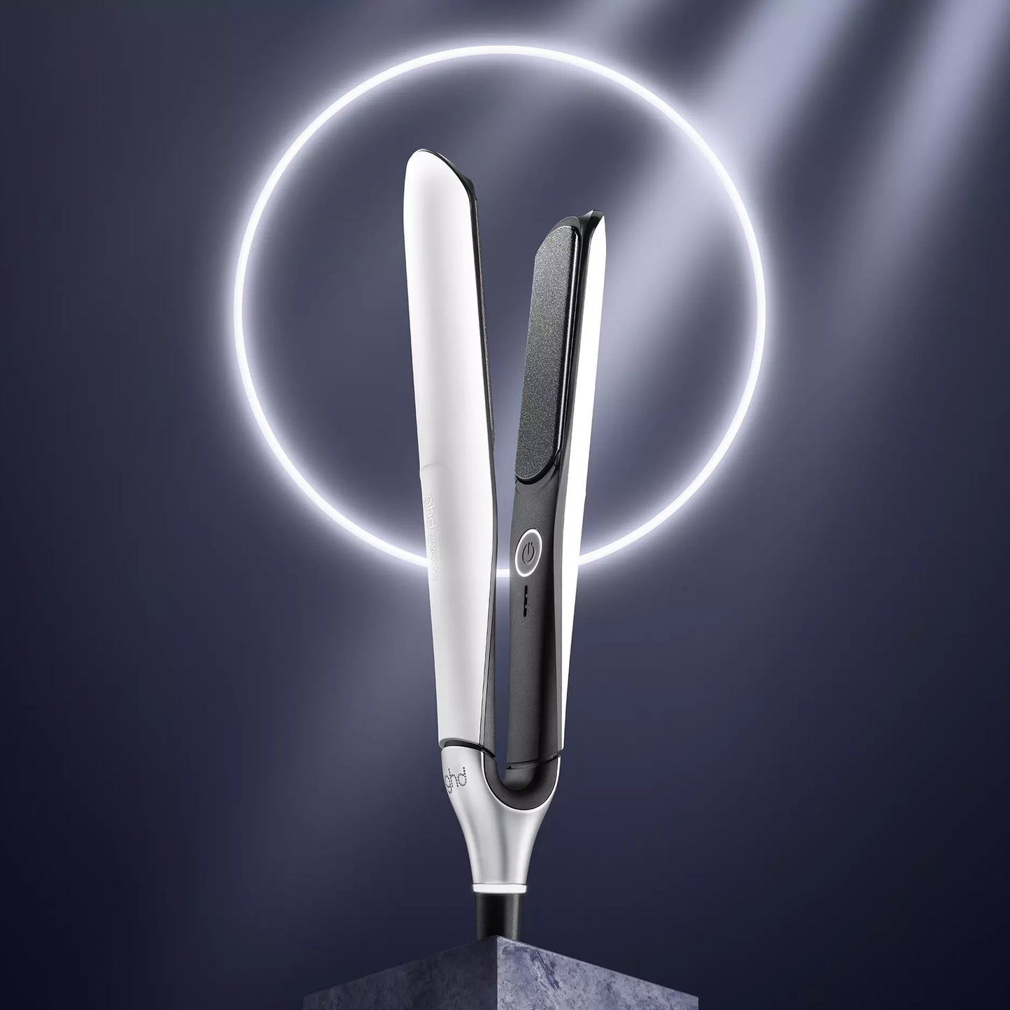 GHD Chronos HD Motion-Responsive Styler 1" White