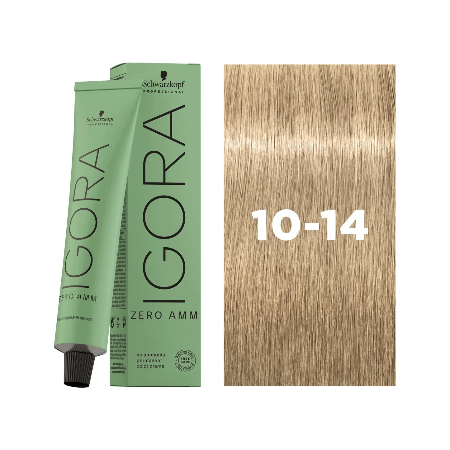IGORA ZERO AMM Ammonia-Free Permanent Color 10-14 Ultra Blonde Cendré Beige