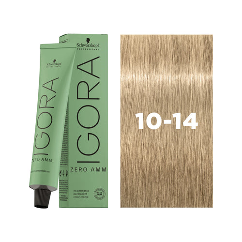 Load image 1 in gallery view. IGORA ZERO AMM Ammonia-Free Permanent Color 10-14 Ultra Blonde Cendré Beige
