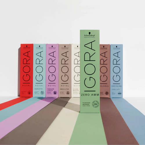 Load image 1 in gallery view. IGORA ZERO AMM Ammonia-Free Permanent Color 4-68 Medium Brown Chocolate Red